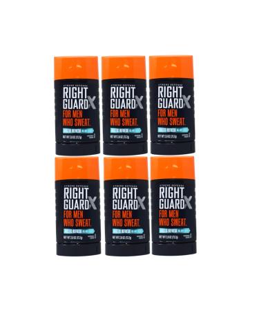 Right Guard Xtreme Defense Antiperspirant Deodorant Invisible Solid Stick Arctic Refresh 2.6 Ounce (Pack of 6)