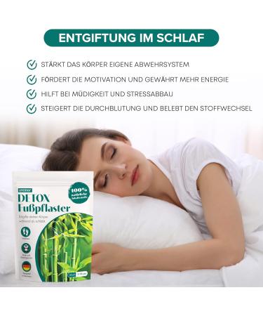 Loverika Detox Foot Pads - Enhanced Recipe 100% Natural Ingredients Boost Energy & Well-Being | 10 Pieces for Cleansing & Detoxification - Buy Online on GoSupps.com