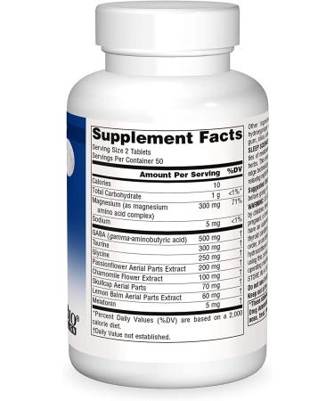 Source Naturals NightRest with Melatonin - 100 Tablets for Better Sleep - Buy Online on GoSupps.com