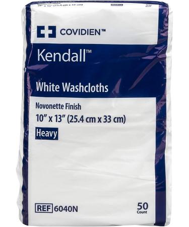 Kendall White Washcloth 10 x 13 (Pack of 50) - Bulk Cotton Towels - Buy Online on GoSupps.com