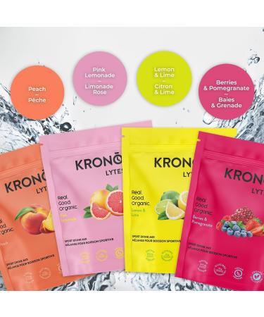 Krono Nutrition Sport Hydration drink mix Energy & Electrolytes powder for Sports Performance - Vegan Gluten Free Organic 40 servings (40 servings (1kg) Peach) Peach 1 kg (Pack of 1) - Buy Online on GoSupps.com