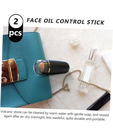 FRCOLOR 6 Pcs Volcanic Stone Oil-absorbing Ball Clay Tool Facial m Ask Stick Face Cleaning Oil Roller Reel - Buy Online on GoSupps.com