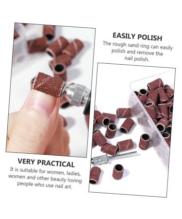 Healeved 1 Box Boxed Manicure Circle Nail Art Sanding Bands Nail Bits Hair Scrunchie Chiffon Acrylic Nails Sanding Tool Electrical Tools White Gel Polisher Resin Abrasive Cloth Advanced 1.27x0.8cm Assorted Color - Buy Online on GoSupps.com