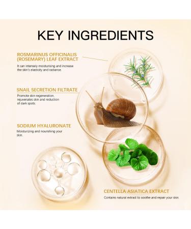 Snail Mucin Serum - 96% Snail Power Repair Essence for Dull Skin Fine Lines & Dark Spots - Ultimate Hydration & Moisturizer - Buy Online on GoSupps.com