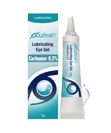 Ocufresh CARBOMER 0.2% Lubricating Eye Gel | Eye Gel Drops for Tired & Dry Eyes | Night Relief 10 g (Pack of 1)
