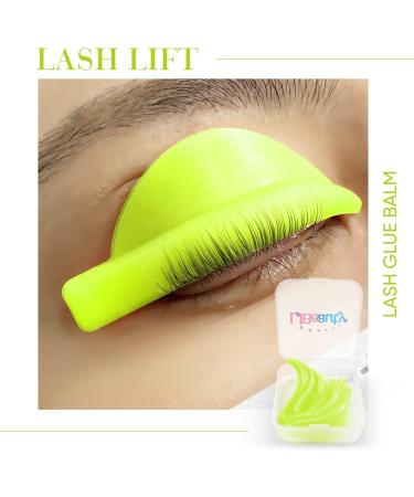 Libeauty Silicone Eyelash Perm Pads - 10pcs, 5 Sizes XS-XL, Reusable Soft Lash Lift Shields (Yellow) - Buy Online on GoSupps.com