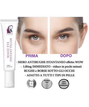 Instant Filler Effect Eye Serum 15ml - Anti-Wrinkle & Lifting for Dark Circles - Unisex - Made in Italy - Instant Results - Buy Online on GoSupps.com