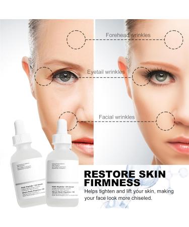 Multi-Peptide + HA Serum for Face Anti-aging Advanced Regenerating Collagen Peptide Serum Firming & Smoothing Face Serum for Fine Lines & Wrinkles Hydrating Skincare For All Skin Types(30ML) - Buy Online on GoSupps.com