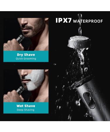SMATE Electric Shaver for Men - Cordless Rechargeable Waterproof Razor & Precision Trimmer for Travel Wet & Dry Use - Ideal Gray Electric Face Shaver - Buy Online on GoSupps.com
