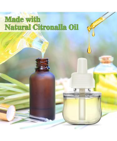 SCENTORINI Citronella Plugin Refills - Compatible with Air Wick Scented Oil Warmers | Essential Oil Air Fresheners for Home & Bathroom | 3 Refills - Buy Online on GoSupps.com