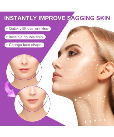 Invisible Face Lift Tape | Ultra-thin Instant Lifting for Wrinkles and Saggy Skin | 60 Bands 8 Strings - Buy Online on GoSupps.com