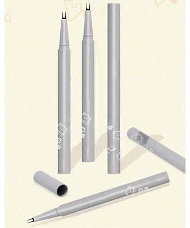 Double Tip Lower Eyelash Pencil Waterproof Liquid Eyeliner Waterproof Liquid Eyeliner Pen Super Slim Eye Liner (2pcs Brown + 2pcs Black) - Buy Online on GoSupps.com