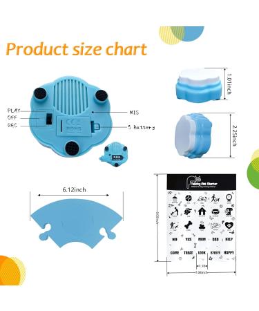 Shop Mmggaish 8 Colorful Dog Buttons for Communication | Complete Pet Training Set with 50 Stickers & Fixing Pads | International Shipping Available - Buy Online on GoSupps.com