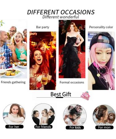 White Hair Spray Colour for Kids Temporary Hair Chalk Comb Washable Hair Dye Instant Hair Dye for Christmas Halloween Birthdays Parties(White) - Buy Online on GoSupps.com