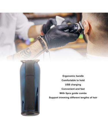 Electric Hair Clipper Professional USB Rechargeable LCD Display Hair Cutting Trimmer with 5 Guide Combs - Buy Online on GoSupps.com