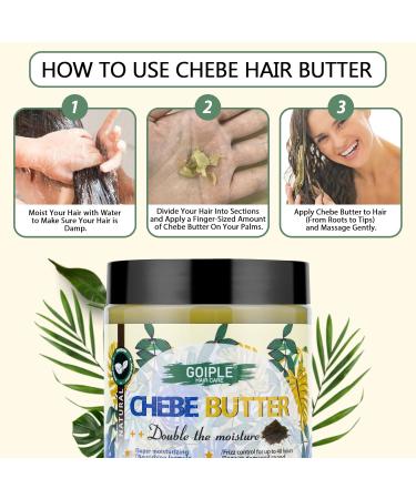 Chebe Butter for Hair Growth & Moisturization - Deep Conditioning Hair Butter for Men & Women | 8.8oz - Buy Online on GoSupps.com