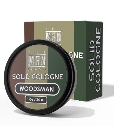Solid Cologne Men's Woodsman Cologne Balm Woodsman Solid Cologne for men Solid Perfume (1 Ounce Woodsman)