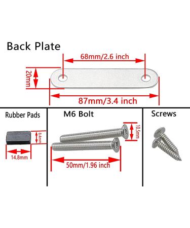 MX Boat Folding Cleats 4-1/2 inch Marine Dock Cleats Stainless Steel - Pair of 2, Silver | Flip Up Boat Cleats with Installation Accessories - Buy Online on GoSupps.com