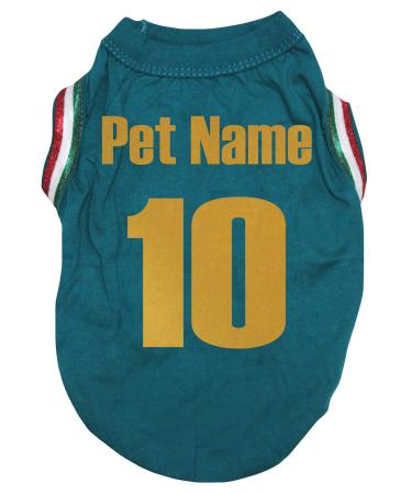 Petitebelle dog shirt for puppies customizable motif national team (Italy-2 XXXL) Italy-2 3XL