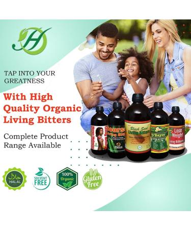 Herboganic Moringa Living Bitters - Pure and Potent Herbal Supplement - Buy Online on GoSupps.com