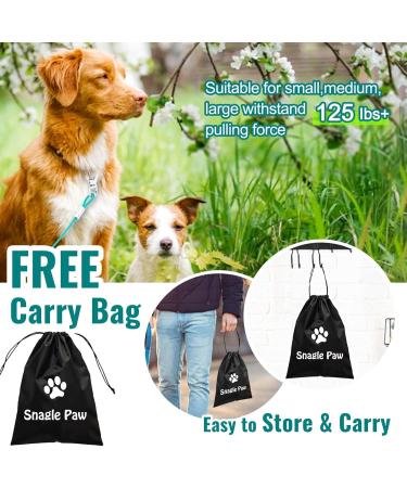 Snagle PAW 4.5m Dog Leash - Shock-Absorbing Tension Cable for Large Dogs Up to 125lbs | Durable Outdoor Runner for Courtyard & Camping - Buy Online on GoSupps.com