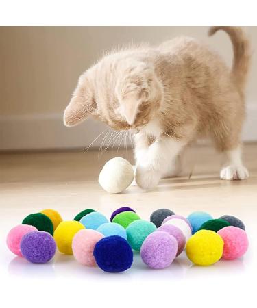Jasminum 50-Piece Interactive Cat Toys Set | Noiseless Colorful Balls & Cat Toy Thrower for Indoor Cats - Buy Online on GoSupps.com