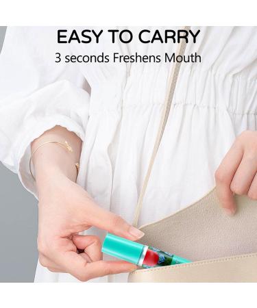 Mouth Freshener Spray Relieve Dry Mouth Oral Spray Refreshing Odor Removal Mint Ingredients 20ml Portable Long Lasting for Dating - Buy Online on GoSupps.com