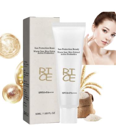 Beauty of Sun Cream Sunscreen with Rice Extracts Korean Sunscreen SPF 50+ Face Non-Greasy Matte Korean Sunscreen SPF 50+ Face Moisturiser UVA&UVB Protetion Suncream No White Cast Korean Suncream