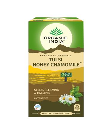 Organics India Organics India Tulsi Honey Chamomile 25 Tea Bags