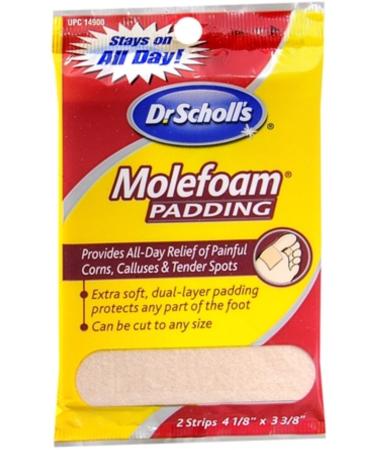 Dr. Scholl's Molefoam Padding 2 Each (Pack of 11)