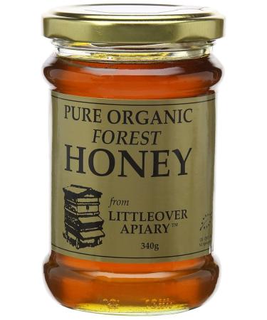 Littleover Apiary Pure Organic Forest Honey 340g (Pack of 2)