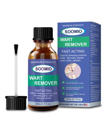 Liquid Wart Remover - Fast-Acting Plantar Wart Treatment for All Skin Types Smoothes Skin and Removes Corns