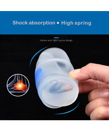 Heel Cups for Plantar Fasciitis - 3/4 Length Silicone Pads for Pain Relief | Best Insoles for Women (8-9.5) & Men (6.5-8) - Bone Spurs Protection - Buy Online on GoSupps.com