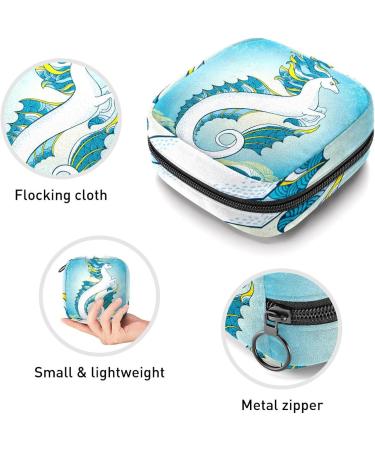 GIAPB Ocean Animal Seahorse Color3204 Period Bag Sanitary Napkin Storage & Travel Makeup Pouch - Buy Online on GoSupps.com
