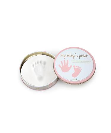 Tiny Ideas Easy to Use Handprint Tin, Pink Pink Babyprint Tin