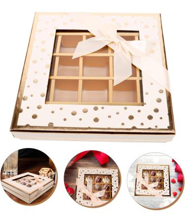 ABOOFAN Box Chocolate for Aging Empty Clear Containers Valentine Truffles Day Candy Valentine' - Buy Online on GoSupps.com