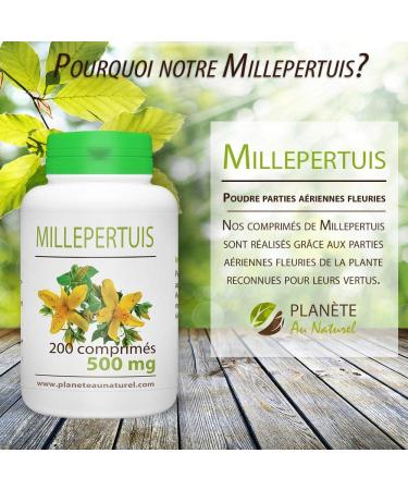 St John's Wort 500mg - 200 Tablets - Buy Online on GoSupps.com