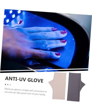 Ipetboom 2 Pairs Half Finger Gloves Hiking Gloves Anti-uv Gloves Uv Nail Gloves Womens Gloves Uv Gloves for Manicure Nail Uv Protection Gloves for Women Fingerless Gloves Summer - Buy Online on GoSupps.com