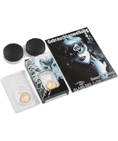 Buy Colored Yellow Contact Lenses | Anime Yellow Circle Lenses | Opaque Cosplay Lenses | Free Lentil Container | -6.00 Diopters | International Shipping - Buy Online on GoSupps.com