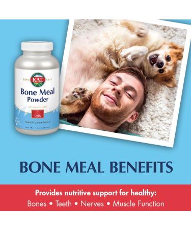 KAL Bone Meal Powder 8 oz - Premium Calcium & Phosphorus Supplement - Buy Online on GoSupps.com