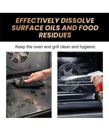 Oven Cleaner Heavy Duty Spray Grease Away Cleaner Simple & Strong Kitchen Degreaser for Barbecue & Griddle Tough Baked On Foods & Grime Oven Cleaning Kitchen Range Cooker Cleaner 100ML (3PCS) - Buy Online on GoSupps.com