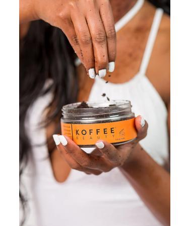 Pumpkin Spice Coffee Scrub - Exfoliating Body & Face Scrub for Smooth Radiant Skin - 4 Oz - Invigorating Festive Fragrance - Ideal for All Skin Types - International Shipping Available - Buy Online on GoSupps.com