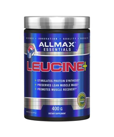 ALLMAX LEUCINE - 400 g - Stimulates Protein Synthesis Preserves Lean Muscle & Promotes Recovery - 80 Servings