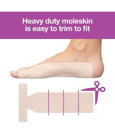 ZenToes Turf Toe T-Straps - 10 Pack Moleskin Splints for Big Toe Injuries - Buy Online on GoSupps.com