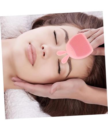 FOMIYES 28 Pcs Rabbit Ears Facial Brush Facial Cleansing Brush Handheld Massagers Hand Held Massager Portable Massager Face Cleaning Brush Silica Gel Miss Household Massage Brush Light Pinkx7pcs 7.5x7.5cmx7pcs - Buy Online on GoSupps.com