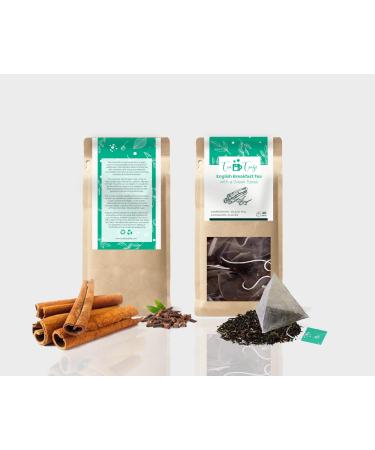 Tea Tease - English breakfast tea with a Greek Tease (black tea with cinnamon and cloves) Greek Tea in a tea bag Eco-Friendly 40 tea bags per box - Buy Online on GoSupps.com