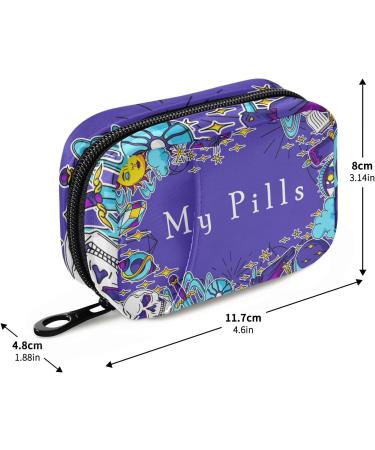 Shop Naanle Halloween My Pill Box | 7 Day Travel Organizer & Compact Vitamin Holder - Buy Online on GoSupps.com