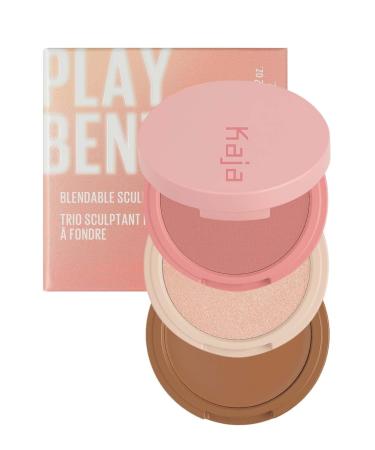 Kaja Juicy Glass Lip Plumping Oil 05 Plum Paloma + Dewy Bar - Creamy Multi-Stick Blusher & Lip Balm 02 Strawberry Sorbet 10g + 3-in-1 Blendable Sculpting Trio - Play Bento 01 Butter Up Bundle - Buy Online on GoSupps.com