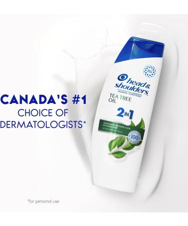 Head & Shoulders Tea Tree Oil 2-in-1 Anti-Dandruff Shampoo + Conditioner 370 mL 370 g (Pack of 1) - Buy Online on GoSupps.com