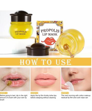  Mimoqk Sleeping Lip Lip Mask Hydrating Balm Nourishing Cream Gentle Exfoliator Dead Remover Soft Repair Intensive Care for Dry Cracked Skin Overnight Multicolor - Buy Online on GoSupps.com